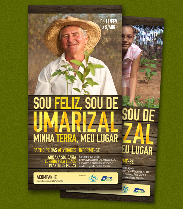 Cartazes Sou Feliz Sou de Umarizal